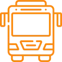 Bus icon representing bus ticket booking service in Uttarakhand